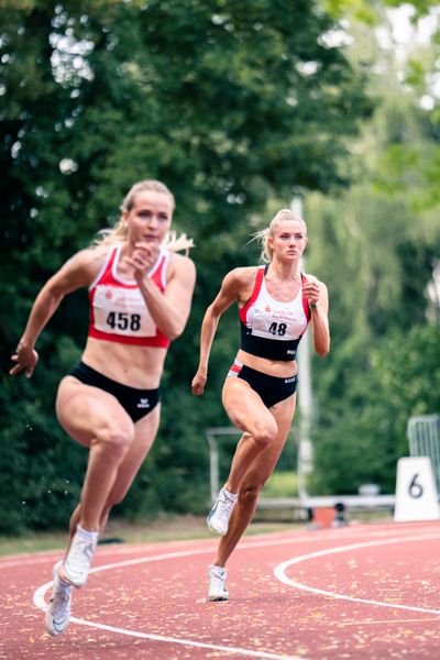 Alica Schmidt (SCC Berlin) am 200m Start am 04.06.2022 waehrend der Sparkassen Gala in Regensburg